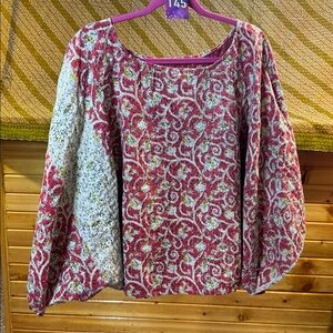 145 🌸 Kantha Colorful Patterned Top. handmade one size 🌸 one of a kind